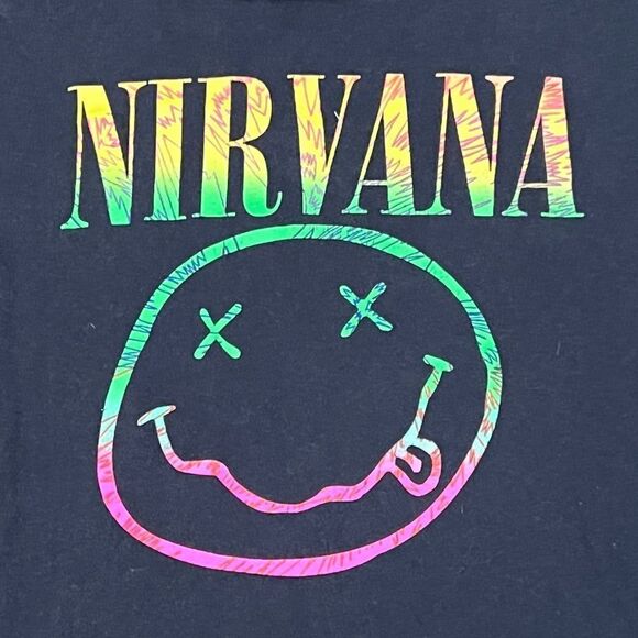 Nirvana Graphic Tee Shirt Women’s Large - Picture 3 of 3